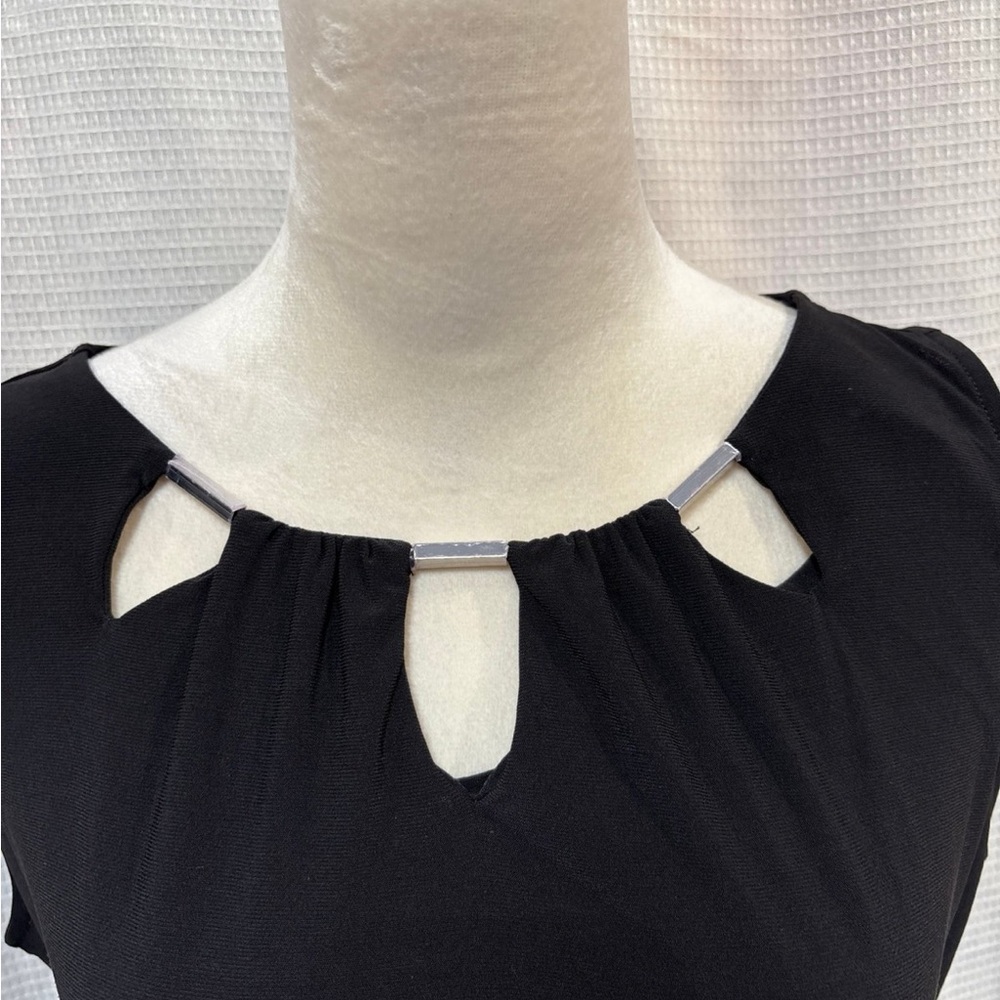 White House Black Market Elegant Black Top